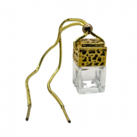 Golden Car Aromatizer Diffuser Bottle(square ..